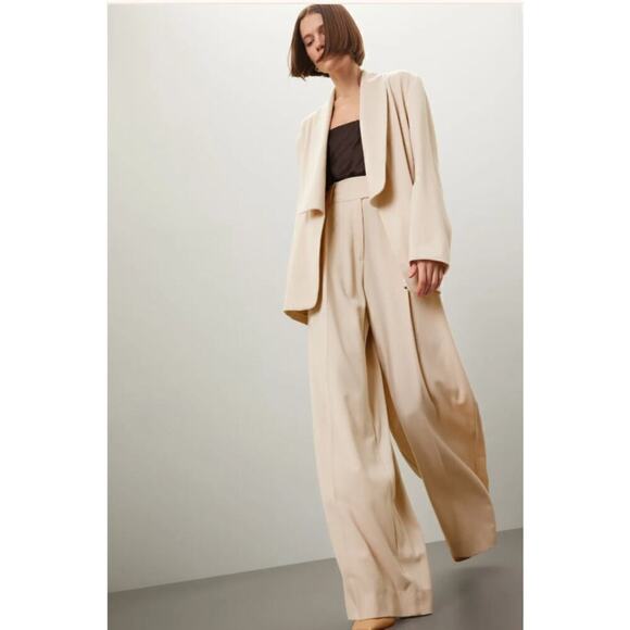 46. Rodebjer Obi Pants Womens Large Minimalist Career Scandi Power Dressing - Picture 1 of 8